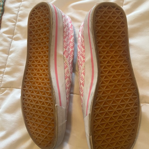 Misfits pink slip on vans style size 8 pink white - Picture 4 of 7